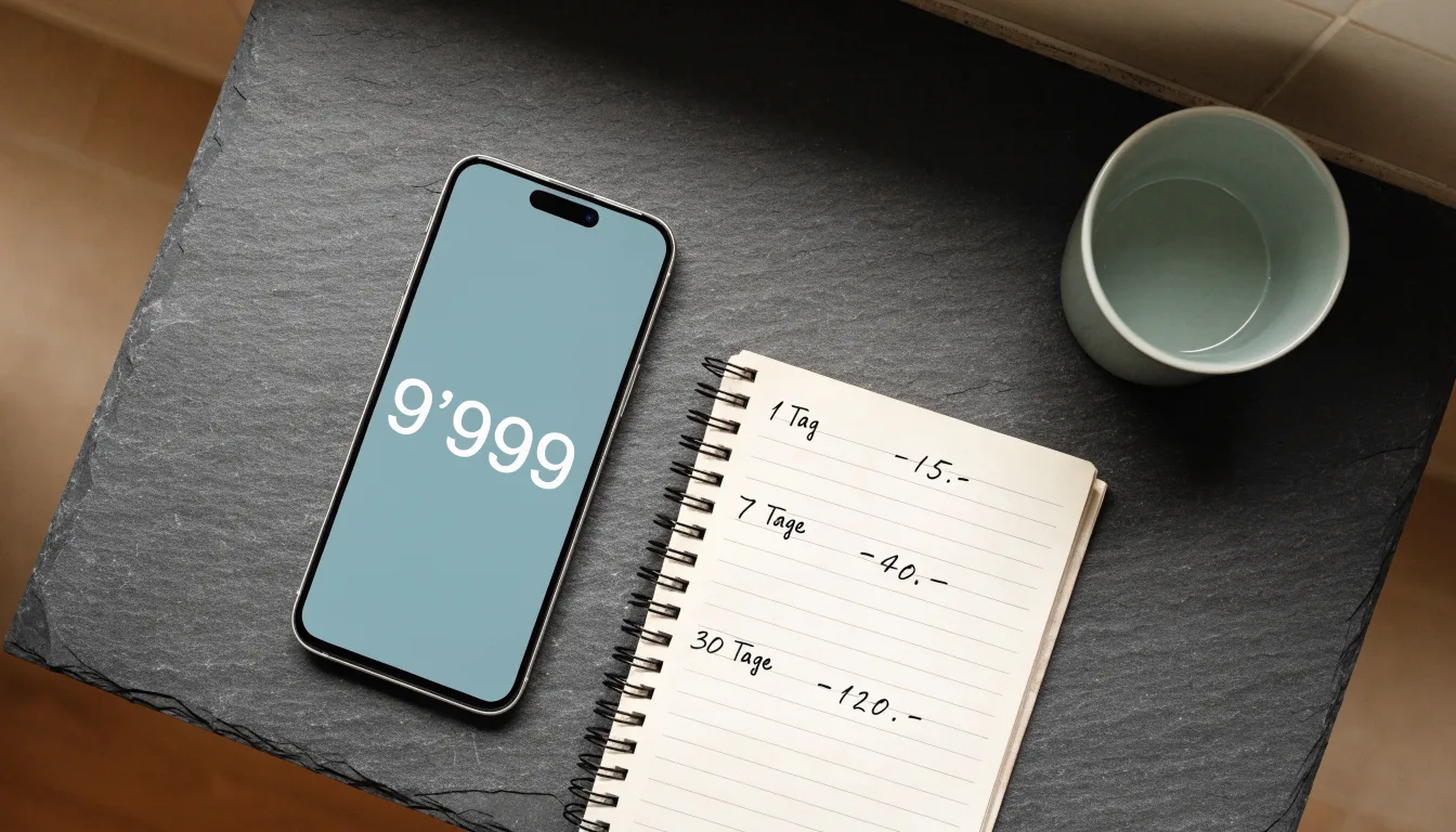Ein Verwaltungsgebäude aus Glas und Stein steht an einem leeren Platz am frühen Morgen, davor eine Reihe kahler Bäume.